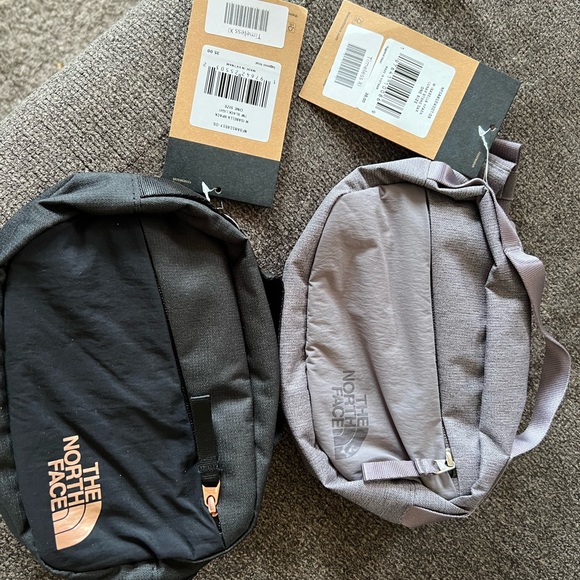 The North Face Black and Gray Fanny packs.  Black and Gray available.  Each $20 - Picture 1 of 1